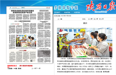 evo视讯西北集团珑樾府项目高温慰问——《陕西日报》